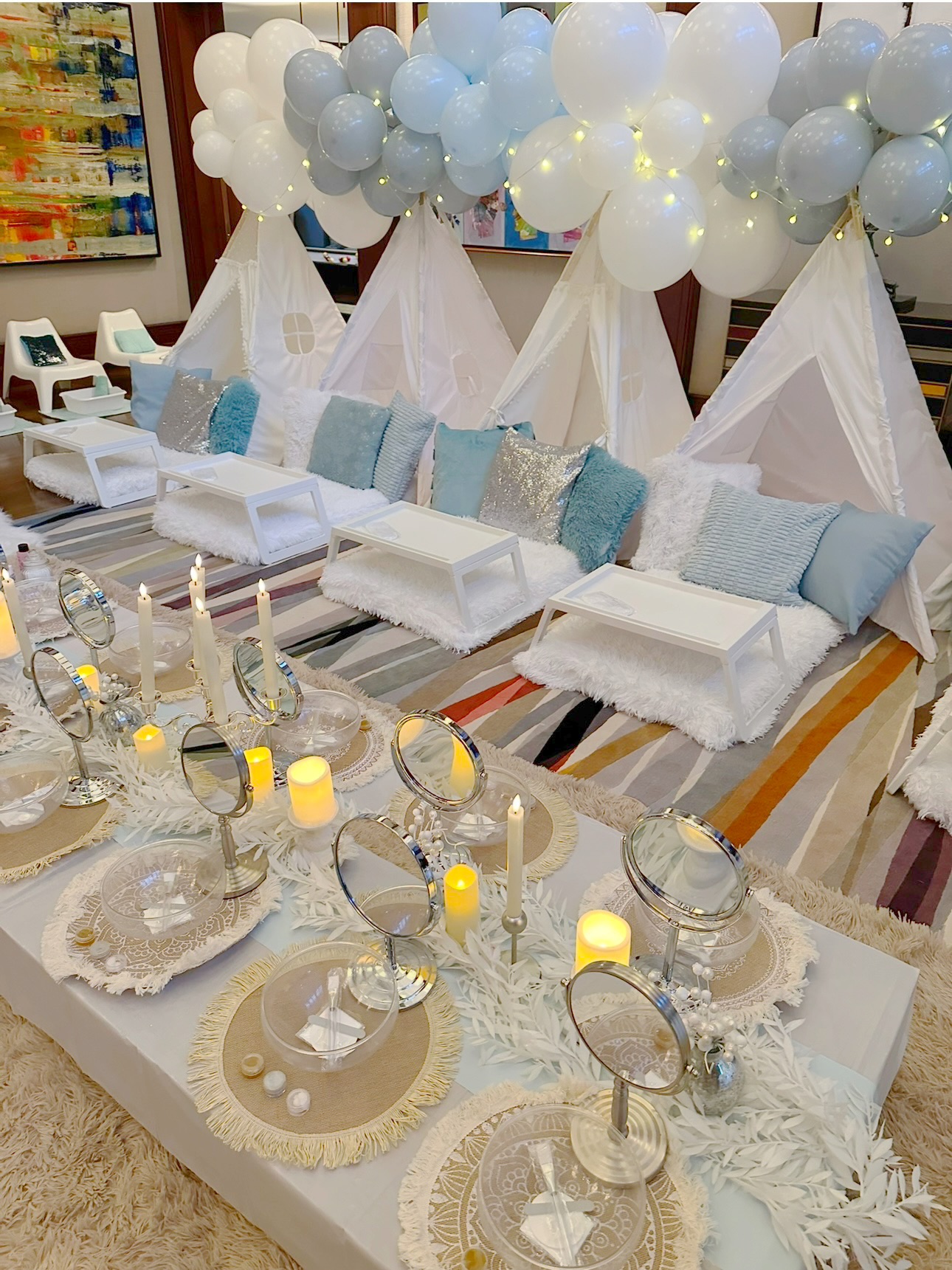 Frozen Winter Blue party theme
