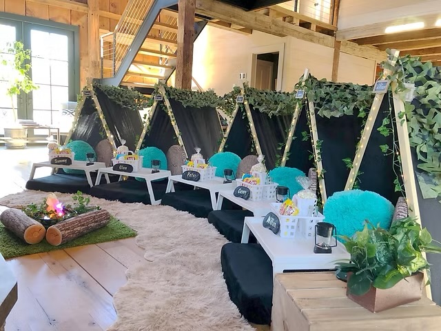 Camo Camping party theme