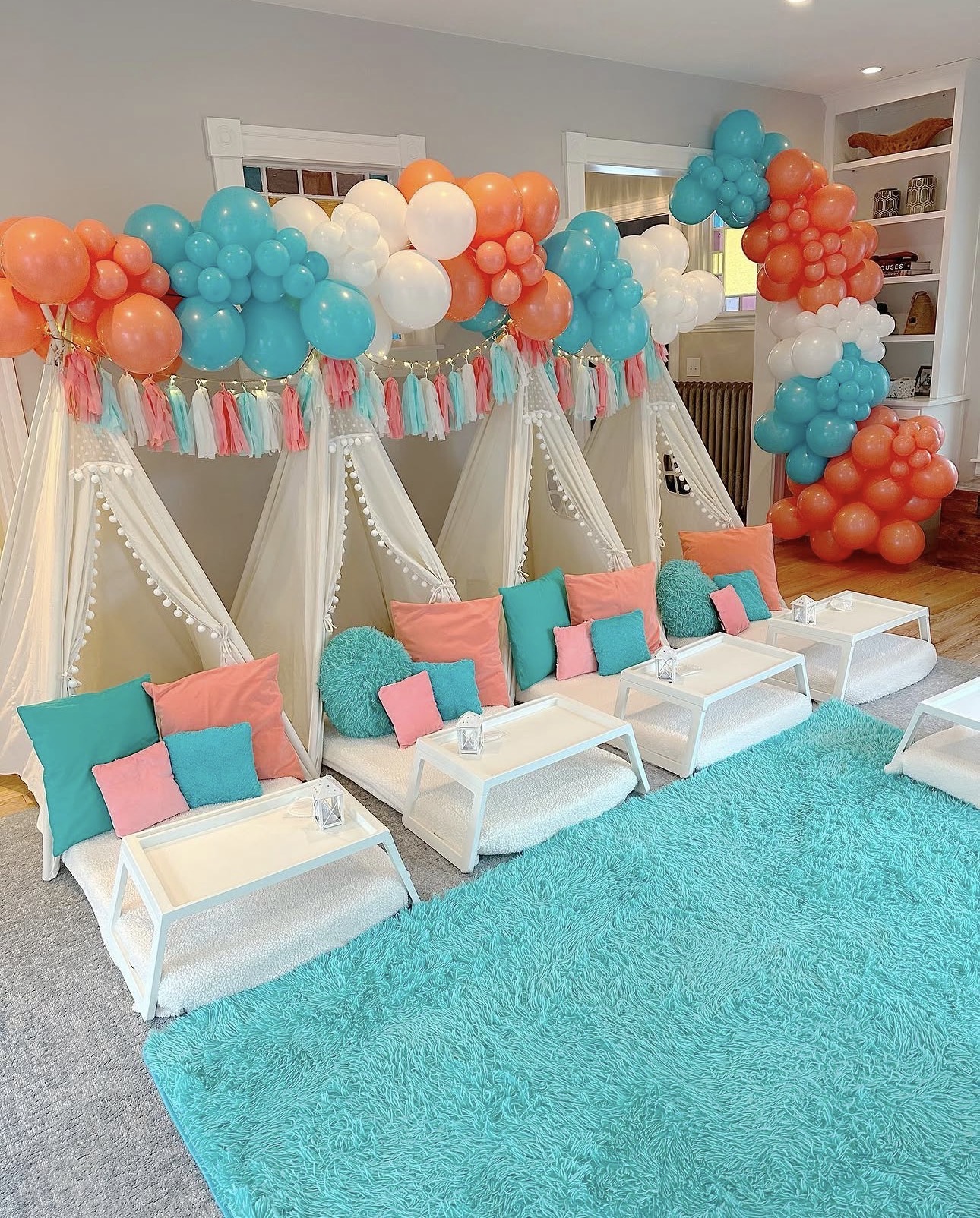 Coral Surfer party theme
