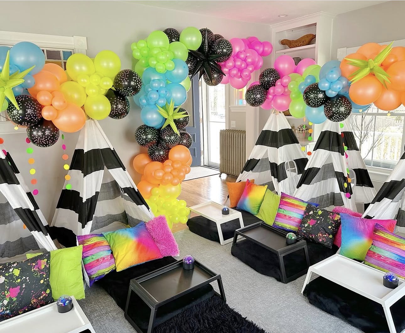 Glow party theme