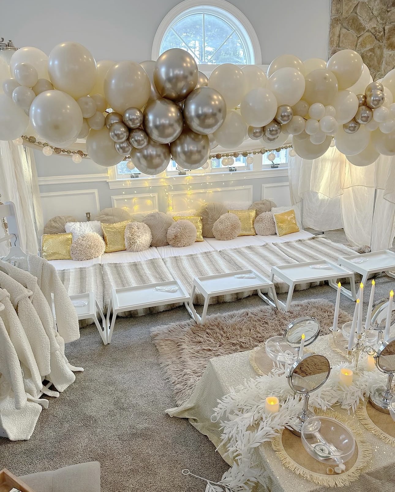 Winter Luxe party theme