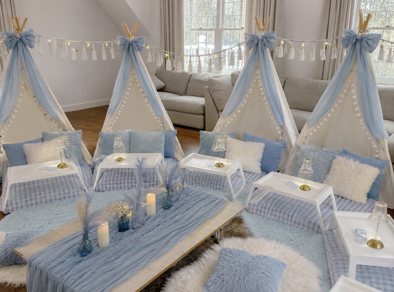 Powder Blue party theme